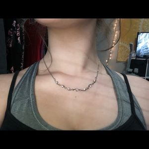 Pink and Holographic Necklace